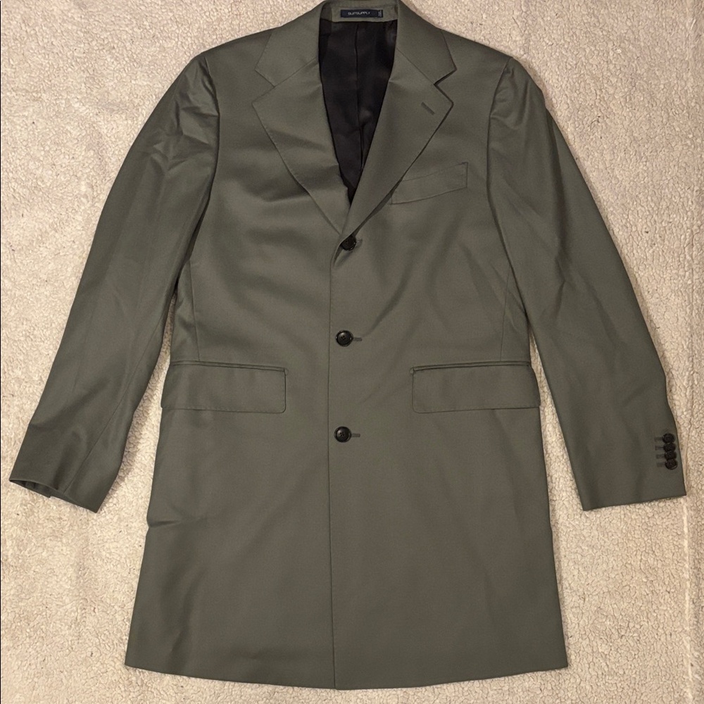 Suitsupply NWOT Vicenza Wool Flannel Overcoat size 40